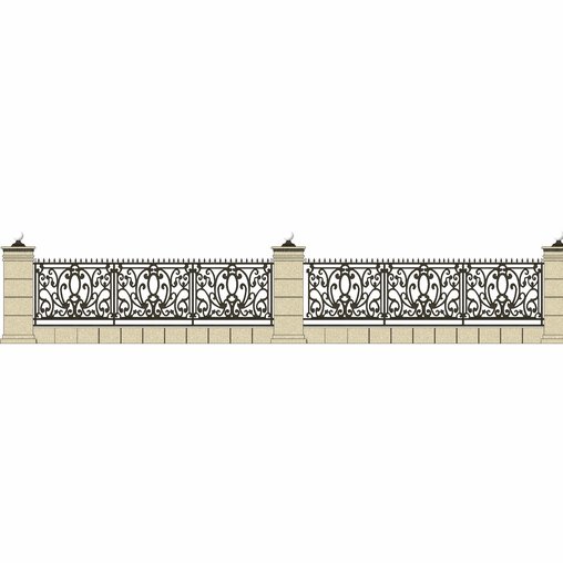 Wall fence