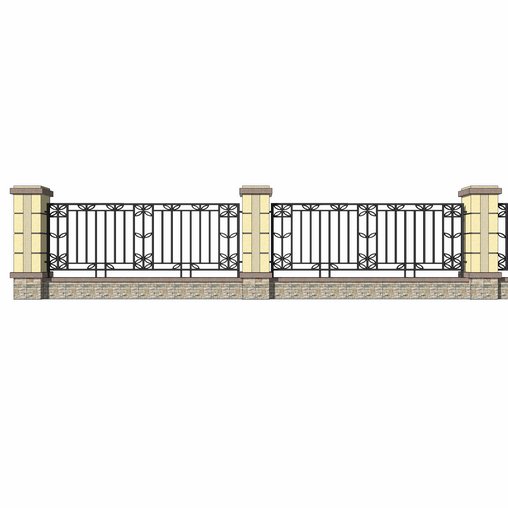 Wall fence