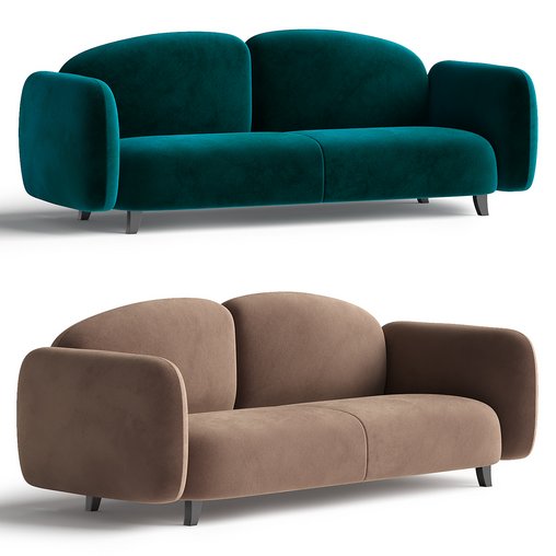 Poltrona boucle Balzac Paris Sofa 3D model