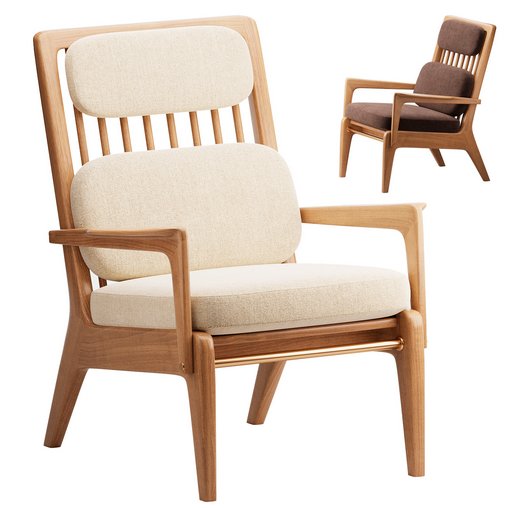 Rodney wood hotsell arm chair