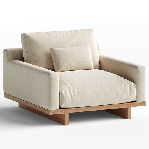 Mori Performance Fabric Armchair