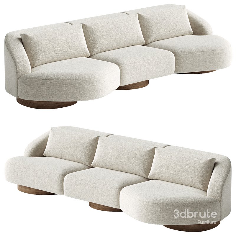 ATHENA 4-SEATER BUTTERFLY SOFA