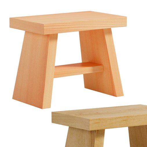 Hinoki Bath Stool