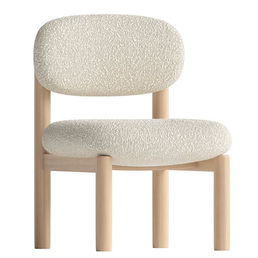 Teddy Accent Chair – Column Legs