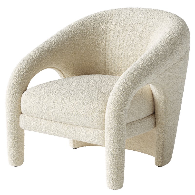 Vladimir Kagan sculptural lounge armchair for Weiman 3d model Buy
