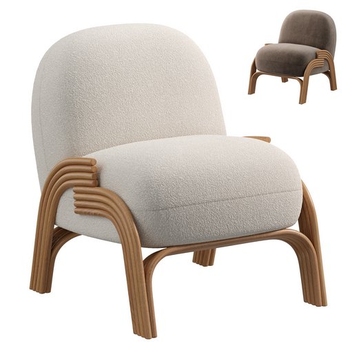 Fauteuil bouclette Armchair