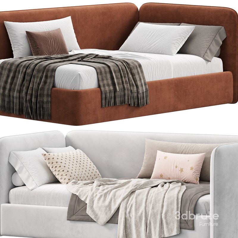 Runo Bed by ynicom 3d model Buy Download 3dbrute