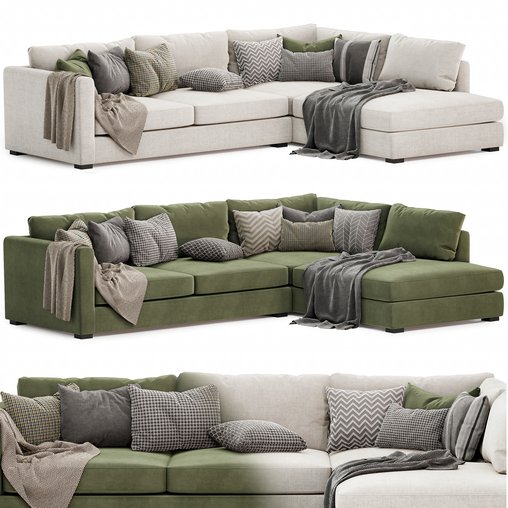 Blake Large Open End Corner Sofa