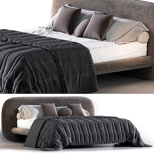 wabi bed by saba italia