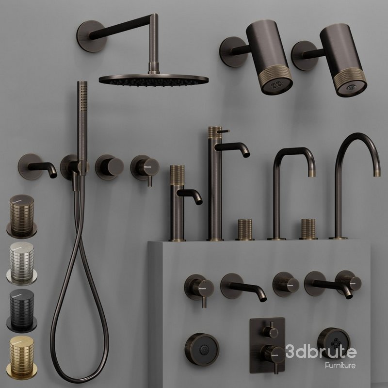 Ritmonio DIAMETRO35 IMPRONTE bathroom faucet set 1