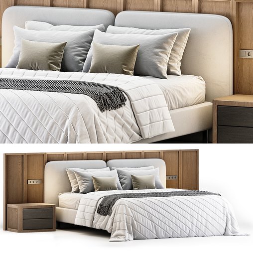 Elin bed by Manzzeli