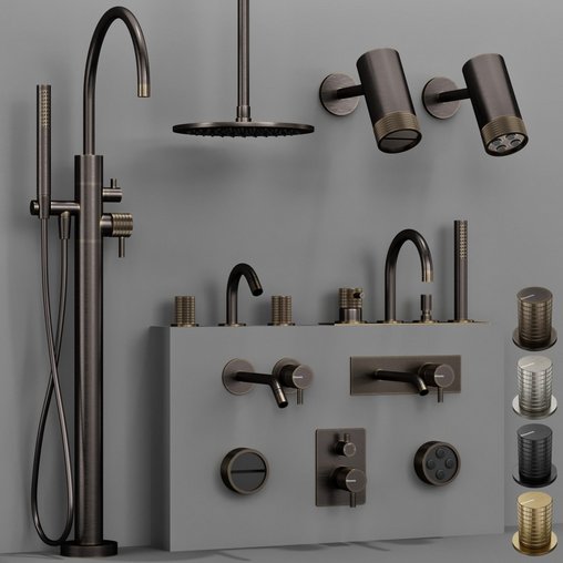 Ritmonio DIAMETRO35 IMPRONTE bathroom faucet set 2