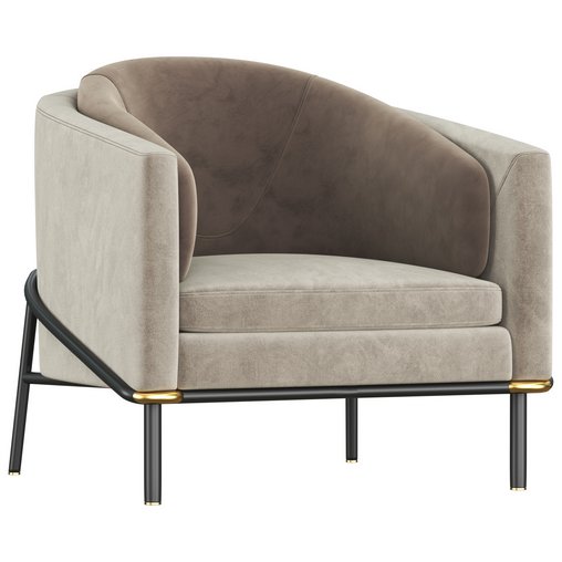 Minotti Fil noir Armchair