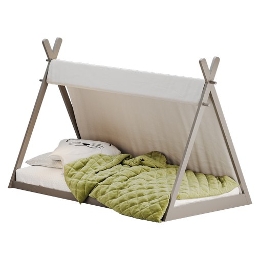 Flair Apache Canvas Tipi Wooden Bed