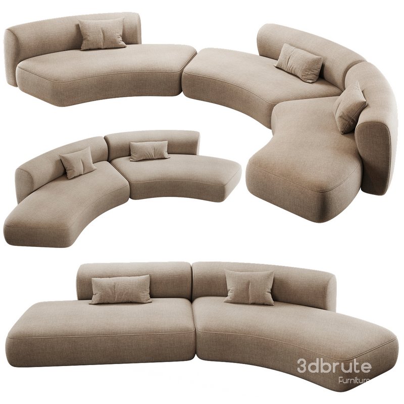 MDF ITALIA Cosy Curve Sofa