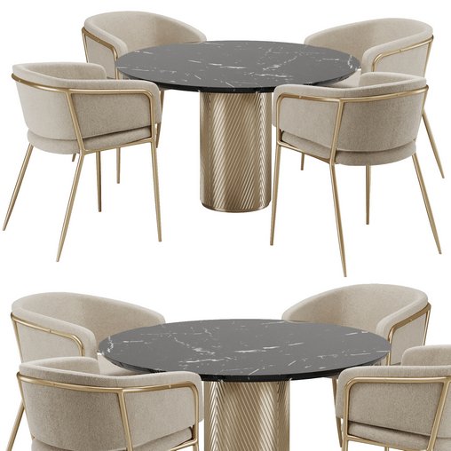 Dinning chair and table42