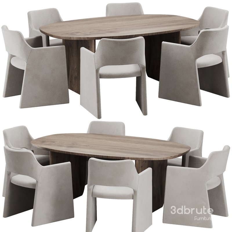 Dinning chair and table34