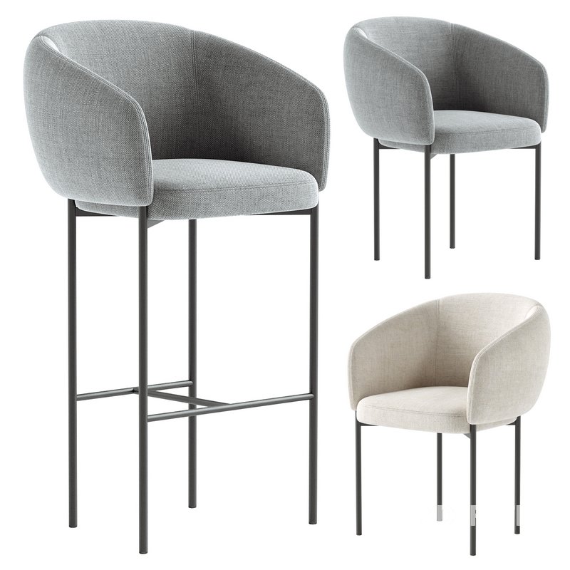 camarosa barstool & camarosa chair