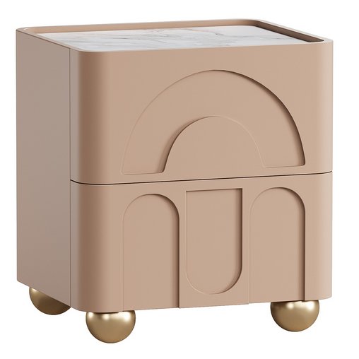 Light Luxury Bedside Table from Apollo Box