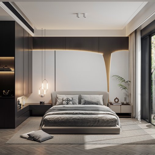 Modern bedroom