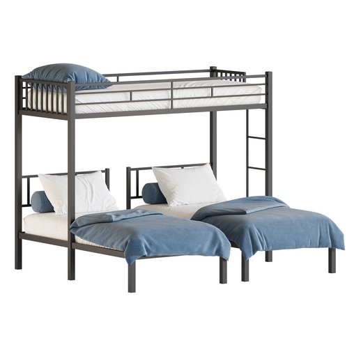 Metal Triple Bunk Beds