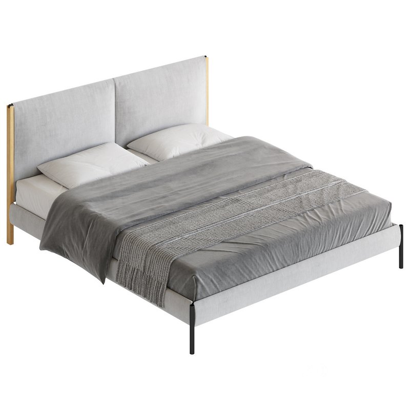 Zanotta RICORDI bed 3d model Buy Download 3dbrute