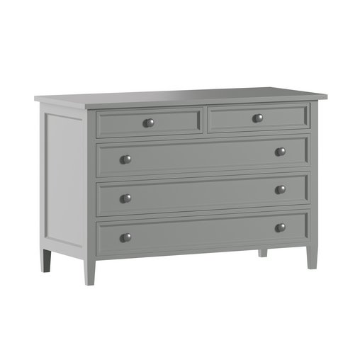 Harbor Grey 5-Drawer Dresser