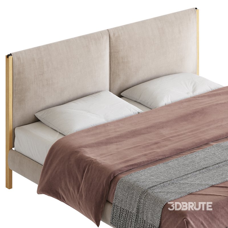 Zanotta RICORDI bed 3d model Buy Download 3dbrute