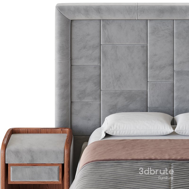 Fly Grace Bed 3d model Buy Download 3dbrute