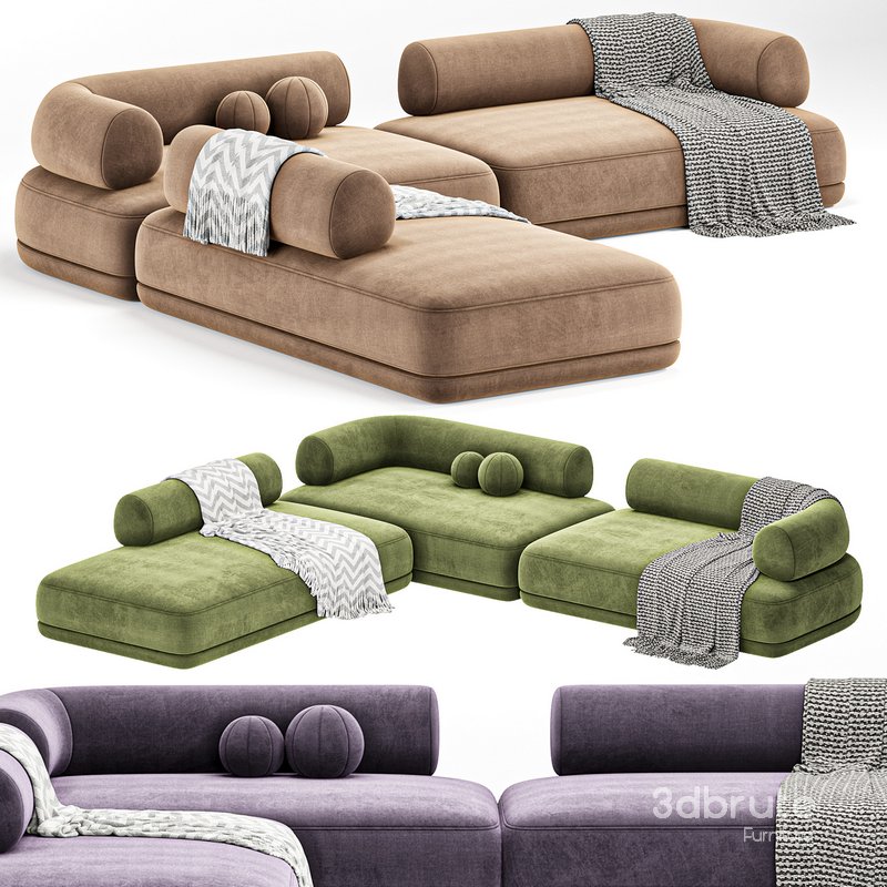 Bumper Sectional sofa By Zanotta