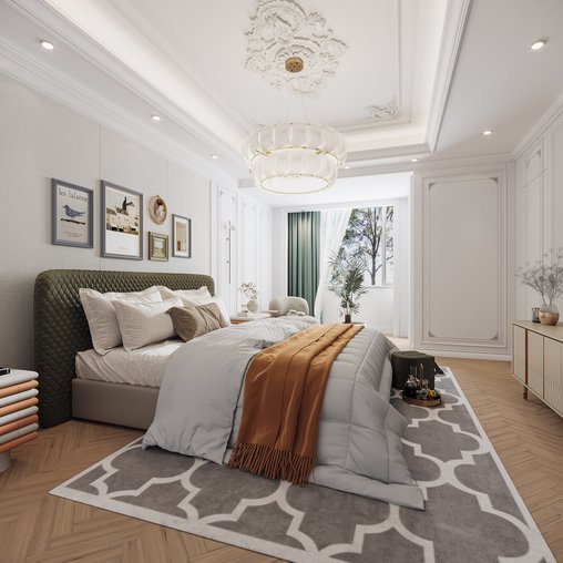 Modern bedroom