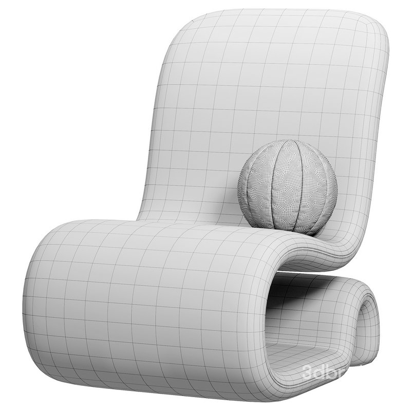 AMELI Armchair by ARTIPIECES 3d model Buy Download 3dbrute