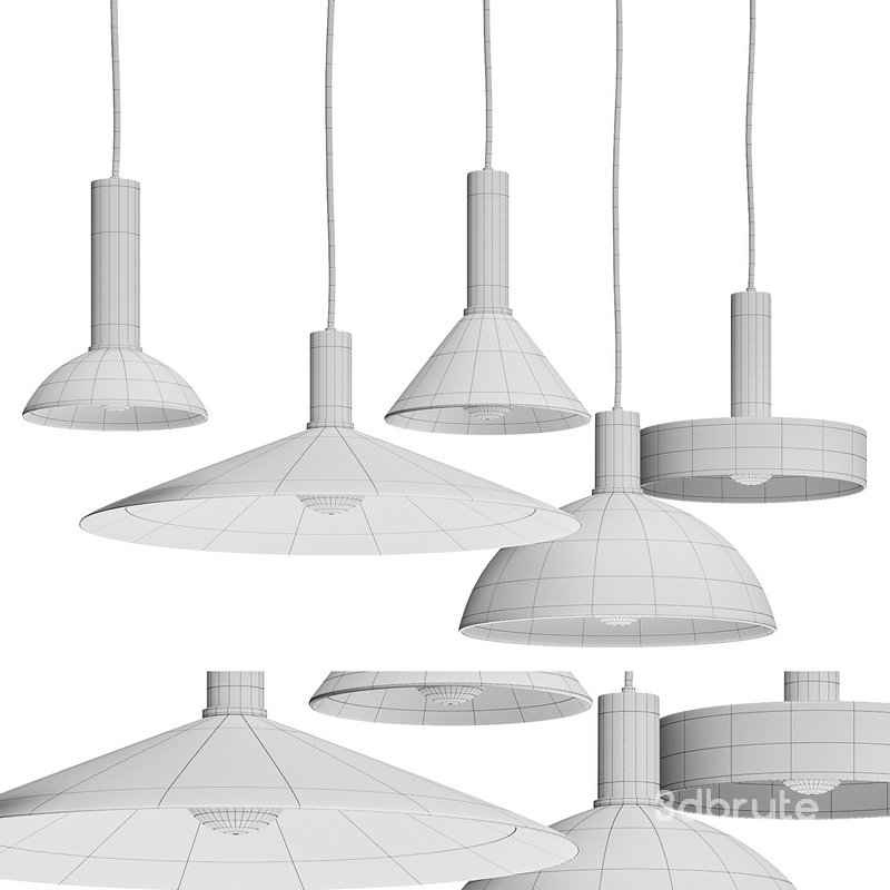 HANGING LAMP COLLECT LIGHTING 3d model Buy Download 3dbrute