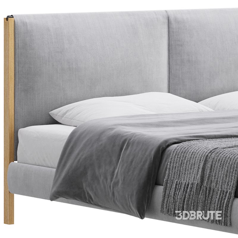 Zanotta RICORDI bed 3d model Buy Download 3dbrute