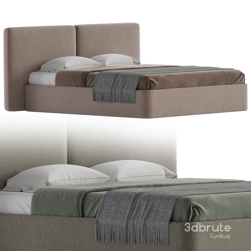 Tadao bed with compartment