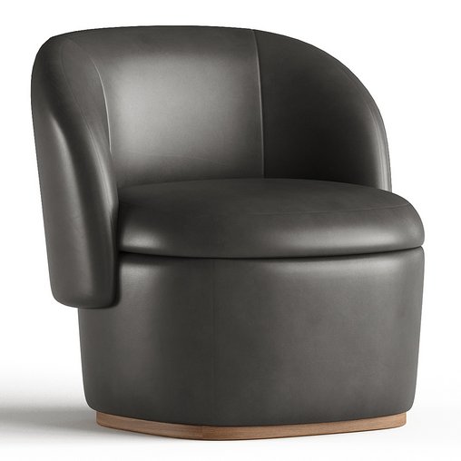 BISOU Leather easy chair