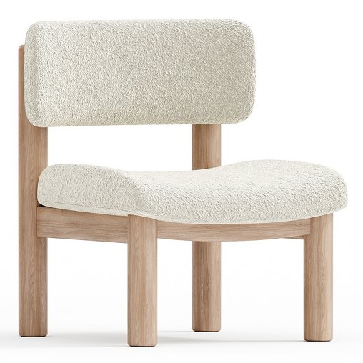 Chair House of Leon Teddy Accent Column Legs