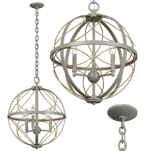 Brandywine Silver Ridge Three Light Pendant