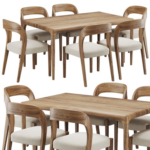 Dinning chair and table70