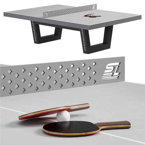 TENNIS TABLE CITY STRONG OUTDOOR By Xela Group 3d model Download  Buy 3dbrute