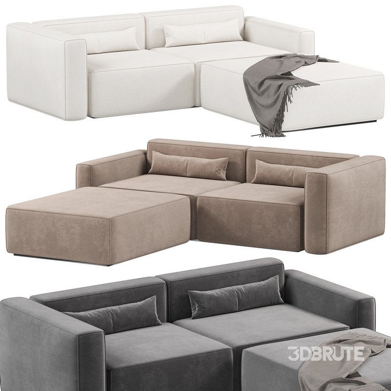 Mix Modular 3 PC Sectional