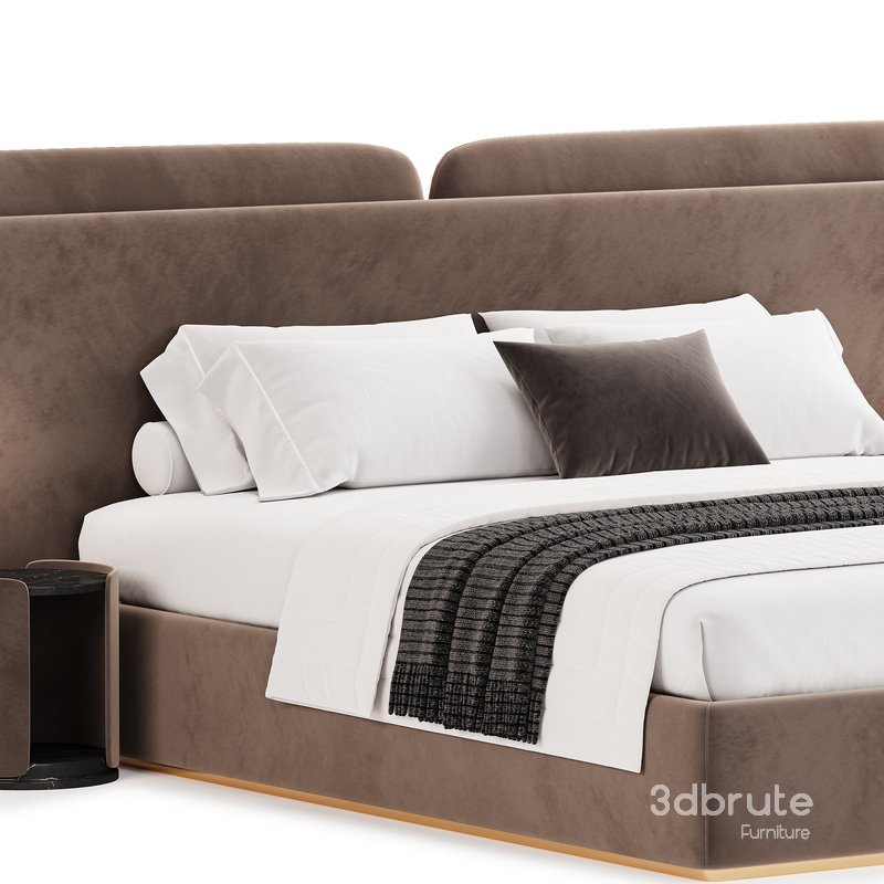 Valletta Bed By Retehome 3d model Buy Download 3dbrute