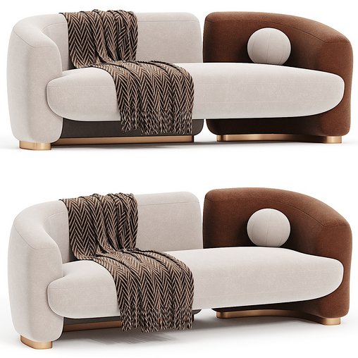 Candelaria Contemporary Sofa by AD HOC