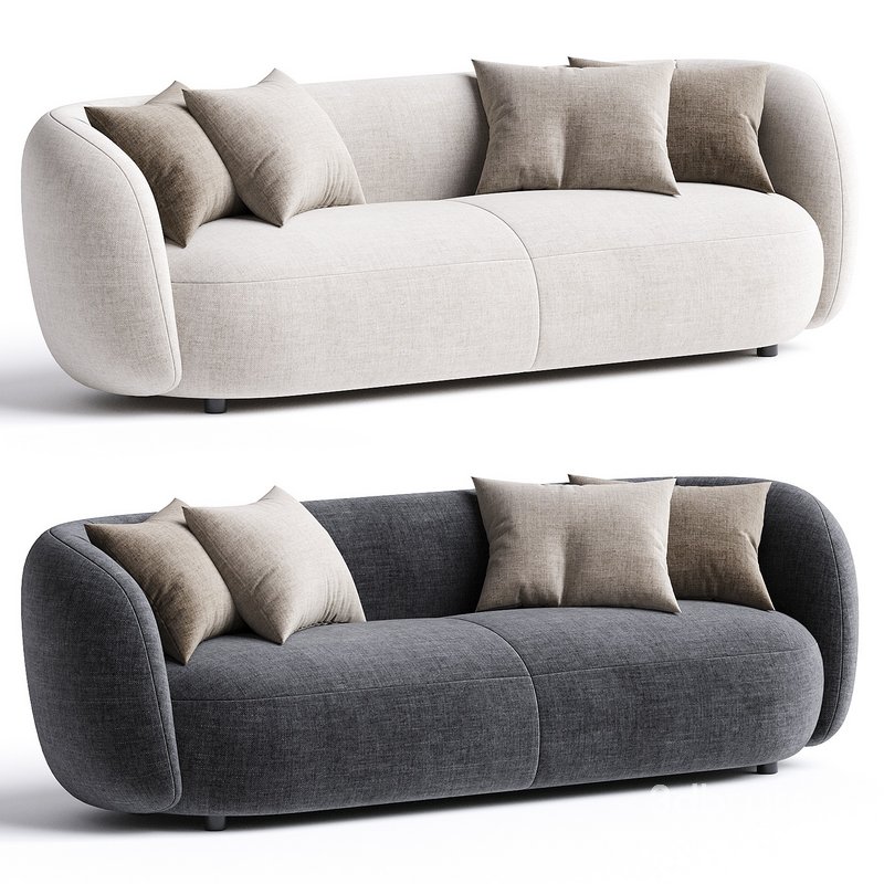 Atelier Sofa 3-Seater, Clay Beige