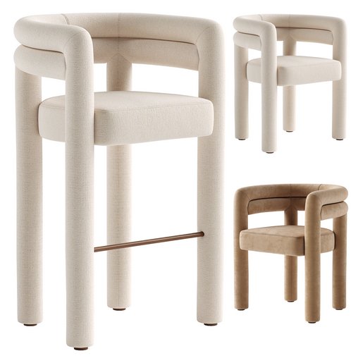 Tacova Bar Stool & Tacova Dining Chair