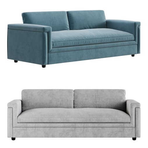 CEVA LIGHT BLUE PERFORMANCE VELVET SLEEPER SOFA