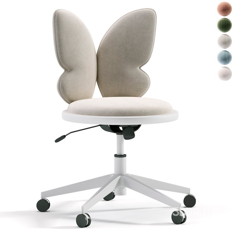 PIXIE OFFICE CHAIR 3d model Buy Download 3dbrute