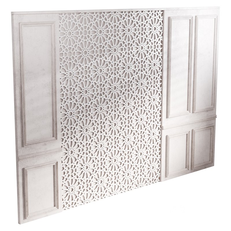 Decorative Wall panel 59 3d model Buy Download 3dbrute