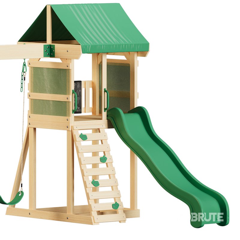 Aurora Swing Set Parque Infantil De Madera Buckley Hill Con