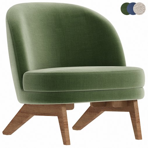 Armchair Pile Velhat Olive